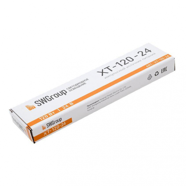 Блок питания SWG 24V 120W IP20 5A XT-120-24 003065 Блок питания SWG 24V 120W IP20 5A XT-120-24 003065