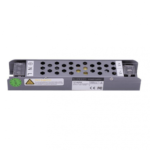 Блок питания SWG 12V 60W IP20 5A YA-60-12 002827 Блок питания SWG 12V 60W IP20 5A YA-60-12 002827