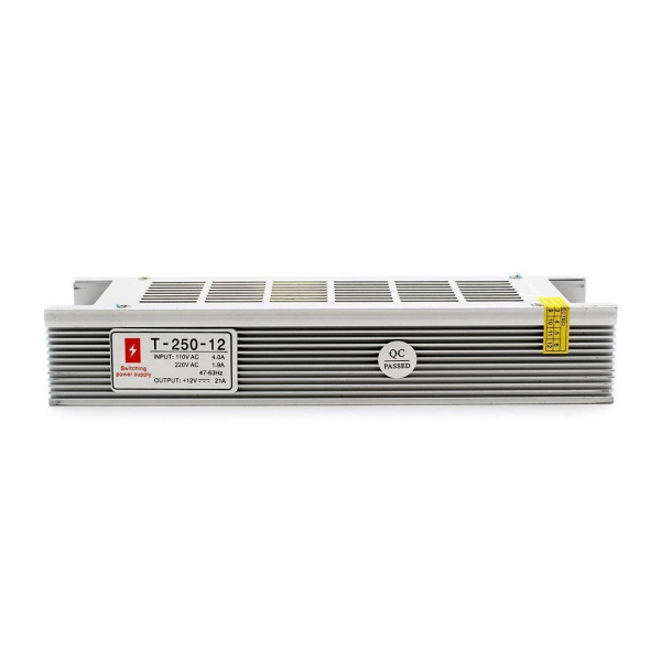 Блок питания SWG 12V 250W IP20 20,85A T-250-12 000930 Блок питания SWG 12V 250W IP20 20,85A T-250-12 000930