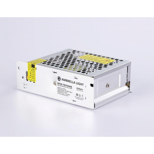 Блок питания Ambrella light Illumination LED Driver 12V 100W IP20 8,3A GS9504 Блок питания Ambrella light Illumination LED Driver 12V 100W IP20 8,3A GS9504