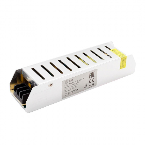 Блок питания OGM 12V 75W IP20 6,5A PS3-48 Блок питания OGM 12V 75W IP20 6,5A PS3-48
