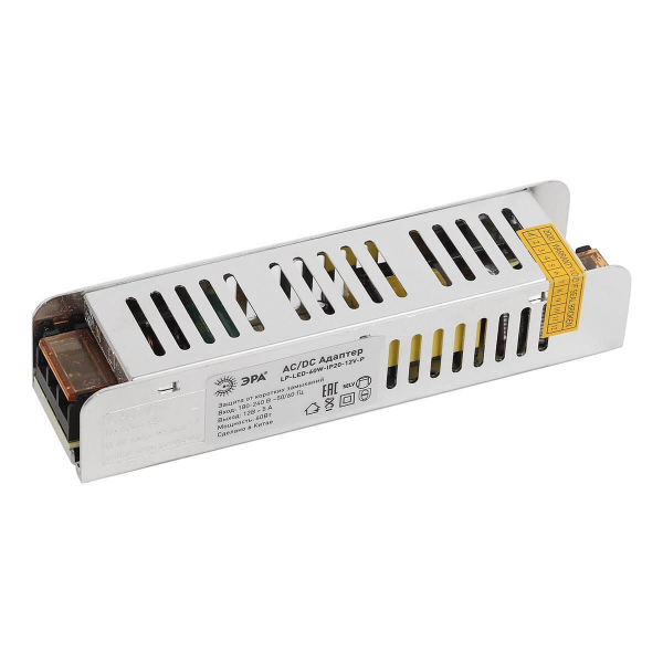 Блок питания ЭРА 12V 60W IP20 5A LP-LED-60W-IP20-12V-M Б0044740 Блок питания ЭРА 12V 60W IP20 5A LP-LED-60W-IP20-12V-M Б0044740