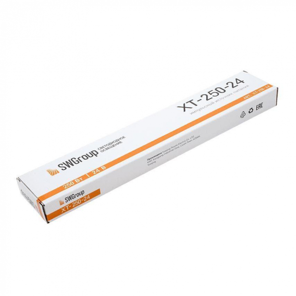 Блок питания SWG 24V 250W IP20 10,4A XT-250-24 003068 Блок питания SWG 24V 250W IP20 10,4A XT-250-24 003068