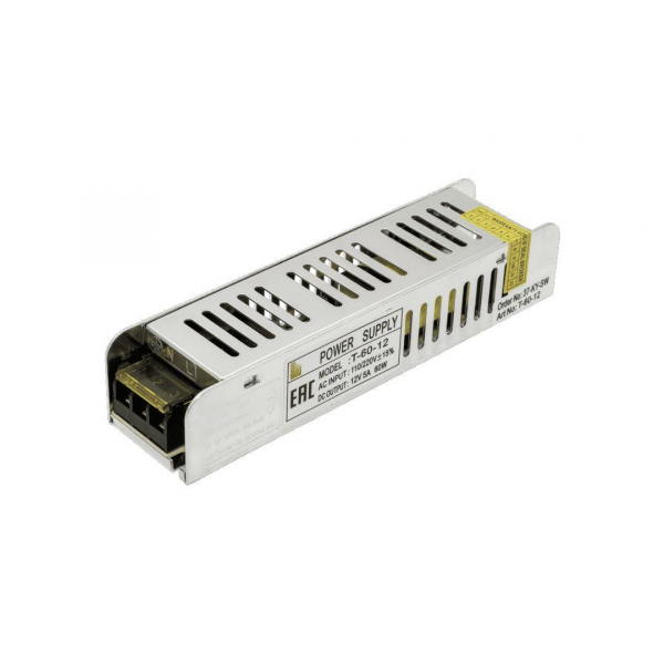 Блок питания SWG 12V 60W IP20 5A T-60-12 000418 Блок питания SWG 12V 60W IP20 5A T-60-12 000418