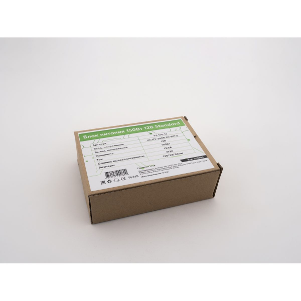 Блок питания LEDS POWER 150Вт 12В Standard 000800 Блок питания LEDS POWER 150Вт 12В Standard 000800