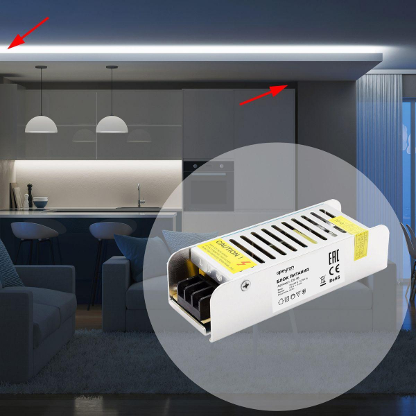 Блок питания Apeyron 12V 40W IP20 3A 03-46 Блок питания Apeyron 12V 40W IP20 3A 03-46