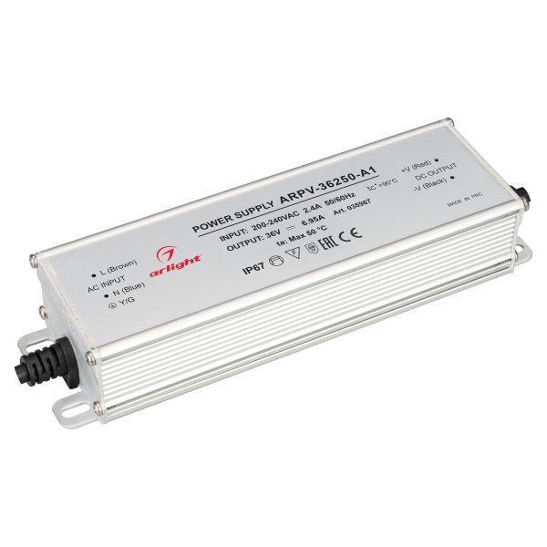 Блок питания Arlight ARPV-36250-A1 36V 250W IP67 6,95A 035967 Блок питания Arlight ARPV-36250-A1 36V 250W IP67 6,95A 035967