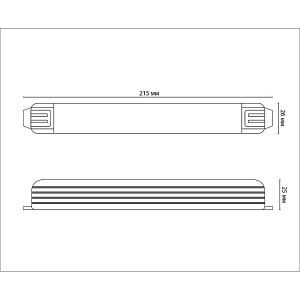 Блок питания для светодиодной ленты Italline M04-516 ITB-24V-100W