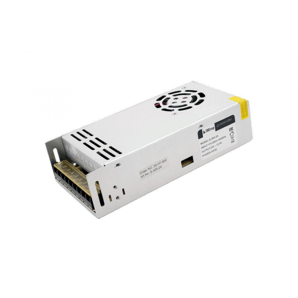 Блок питания SWG 24V 300W IP20 12,5A S-300-24 000119 Блок питания SWG 24V 300W IP20 12,5A S-300-24 000119