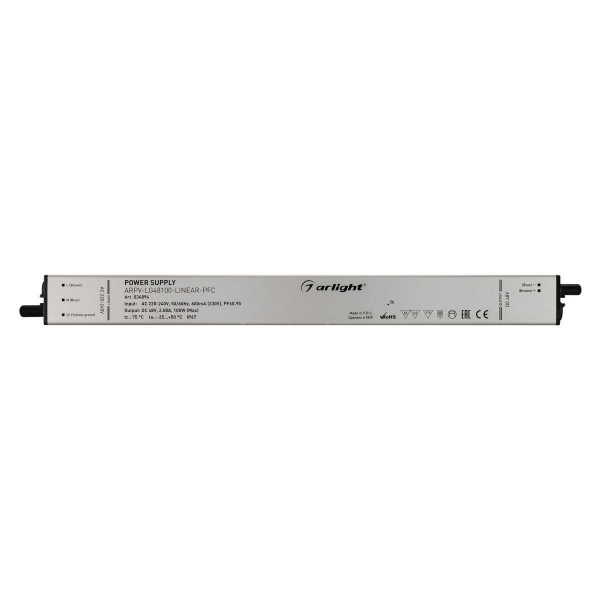 Блок питания Arlight ARPV-LG48100-Linear-PFC 48V 100W IP67 2,08A 034894 Блок питания Arlight ARPV-LG48100-Linear-PFC 48V 100W IP67 2,08A 034894