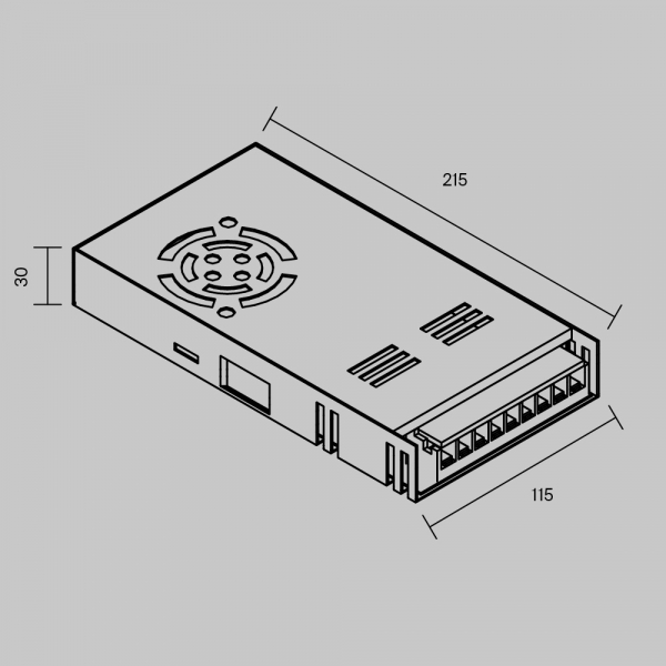 Блок питания Maytoni Led Strip 811014 Блок питания Maytoni Led Strip 811014