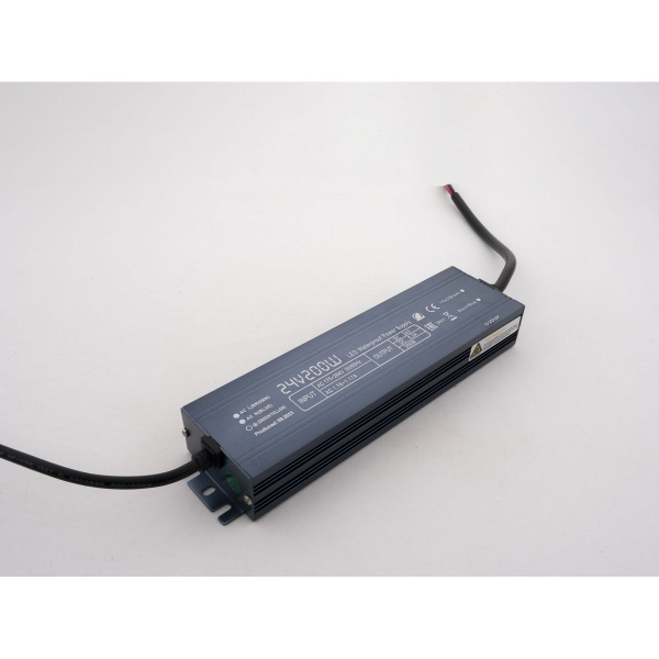 Блок питания LEDS POWER 200Вт 24В IP67 алюминий SLIM 003153