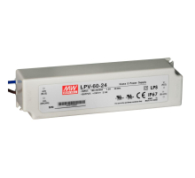 Блок питания Mean Well, герметичный, LPV-60-24, в пластиковом корпусе LPV-60-24