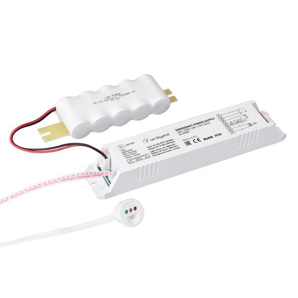 Блок аварийного питания Arlight ARJ-EMG-6W-1.5H-NiCd 10-90V 6W IP20 0,04-0,175A 031831 Блок аварийного питания Arlight ARJ-EMG-6W-1.5H-NiCd 10-90V 6W IP20 0,04-0,175A 031831