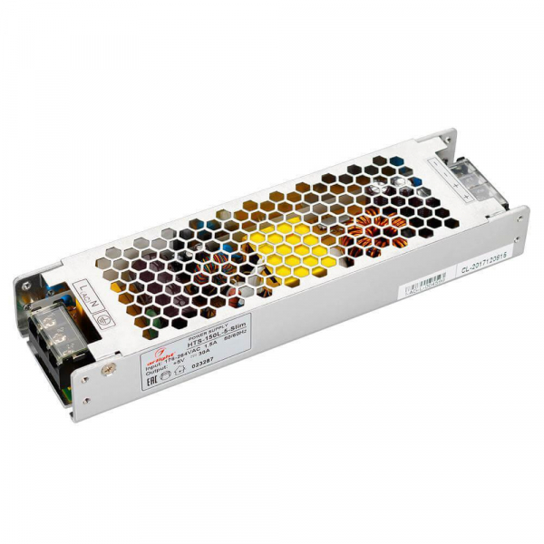 Блок питания Arlight HTS-150L-Slim 5V 150W IP20 30A 023287 Блок питания Arlight HTS-150L-Slim 5V 150W IP20 30A 023287