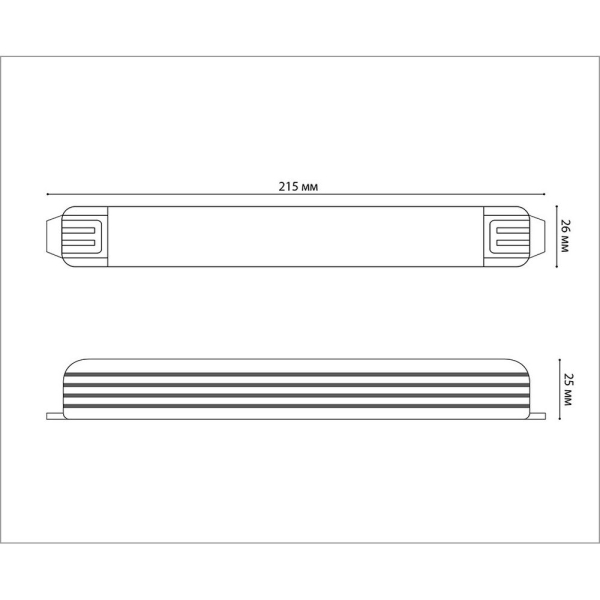 Блок питания для светодиодной ленты Italline M04-516 ITB-24V-100W