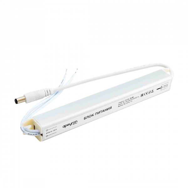 Блок питания Apeyron 24V 24W IP20 1A 03-96 Блок питания Apeyron 24V 24W IP20 1A 03-96