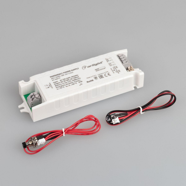 Блок аварийного питания Arlight ARJ-EMG-3W-3H-LiIon 20-50V 3W IP20 0,06-0,15A 036719 Блок аварийного питания Arlight ARJ-EMG-3W-3H-LiIon 20-50V 3W IP20 0,06-0,15A 036719