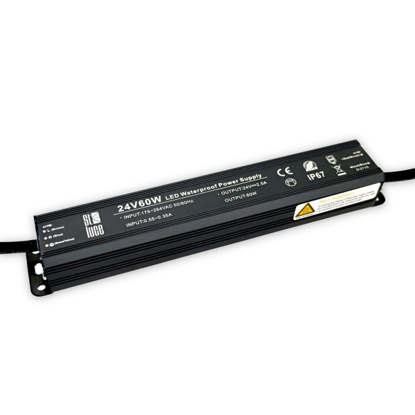 Блок питания ST Luce 24V 60W IP67 2,5A ST014.024.60 Блок питания ST Luce 24V 60W IP67 2,5A ST014.024.60