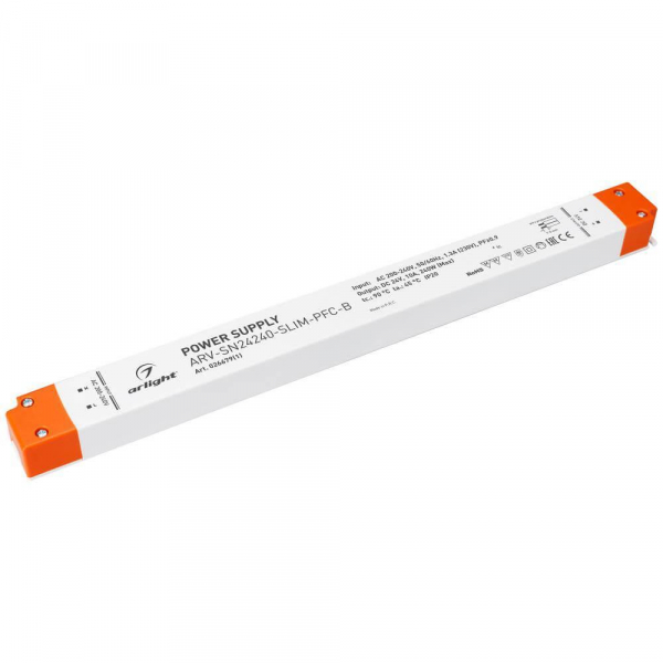 Блок питания Arlight ARV-SN24240-Slim-PFC-B 24V 240W IP20 10A 026679(1) Блок питания Arlight ARV-SN24240-Slim-PFC-B 24V 240W IP20 10A 026679(1)
