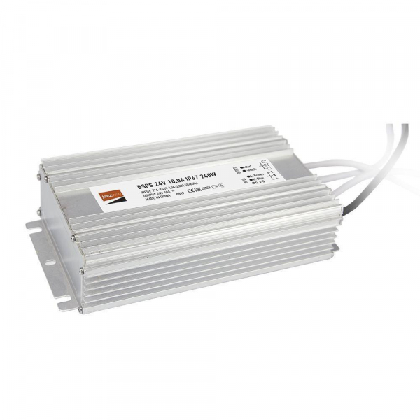 Блок питания Jazzway BSPS 24V 240W IP67 10A 5024236 Блок питания Jazzway BSPS 24V 240W IP67 10A 5024236