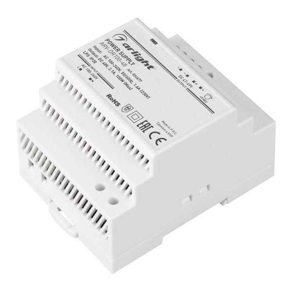 Блок питания Arlight ARV-DR100-48 48V 100W IP20 2,1A 034677 Блок питания Arlight ARV-DR100-48 48V 100W IP20 2,1A 034677