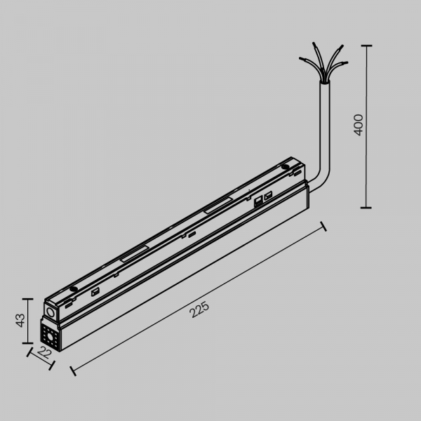 Блок питания Maytoni Technical TRA034DR-100W-DD-W Блок питания Maytoni Technical TRA034DR-100W-DD-W