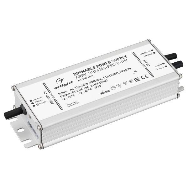Блок питания Arlight ARPV-UH24240-PFC-0-10V 24V 240W IP67 10A 024143(1) Блок питания Arlight ARPV-UH24240-PFC-0-10V 24V 240W IP67 10A 024143(1)