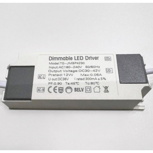 Драйвер Italline 30-42V 12W IP20 0,06A IT06-6017 DR dim Драйвер Italline 30-42V 12W IP20 0,06A IT06-6017 DR dim