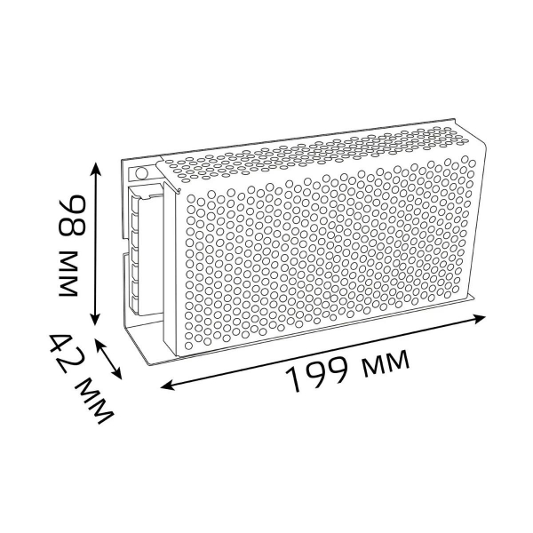 Блок питания Gauss 150W 24V IP20 202002150 Блок питания Gauss 150W 24V IP20 202002150