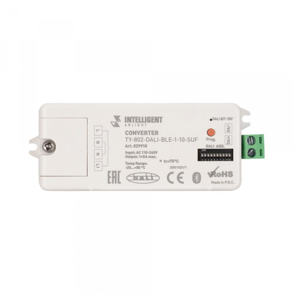 Конвертер Arlight TY-802-Dali-Ble-1-10-Suf 029910 Конвертер Arlight TY-802-Dali-Ble-1-10-Suf 029910