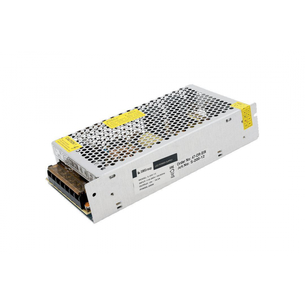 Блок питания SWG 12V 200W IP20 16,7A S-200-12 000109 Блок питания SWG 12V 200W IP20 16,7A S-200-12 000109