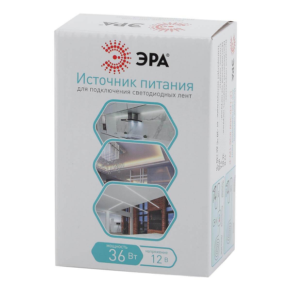 Блок питания ЭРА 12V 36W IP20 3A LP-LED-36W-IP20-12V-P Б0044739 Блок питания ЭРА 12V 36W IP20 3A LP-LED-36W-IP20-12V-P Б0044739