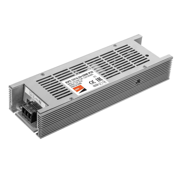 Блок питания Jazzway BSPS 12V 200W IP20 16,5A 2859433A Блок питания Jazzway BSPS 12V 200W IP20 16,5A 2859433A