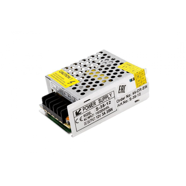 Блок питания SWG 12V 35W IP20 3A S-35-12 000121 Блок питания SWG 12V 35W IP20 3A S-35-12 000121
