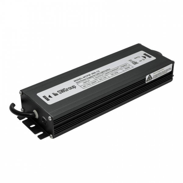 Блок питания SWG 12V 300W IP67 25A MTPW-300-12 001279 Блок питания SWG 12V 300W IP67 25A MTPW-300-12 001279