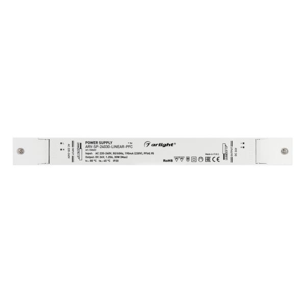 Блок питания Arlight ARV-SP-24030-Linear-PFC 24V 30W IP20 1,25A 032623 Блок питания Arlight ARV-SP-24030-Linear-PFC 24V 30W IP20 1,25A 032623