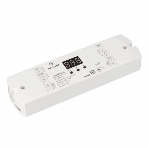 Конвертер Arlight Smart-K40-DMX 028413 Конвертер Arlight Smart-K40-DMX 028413