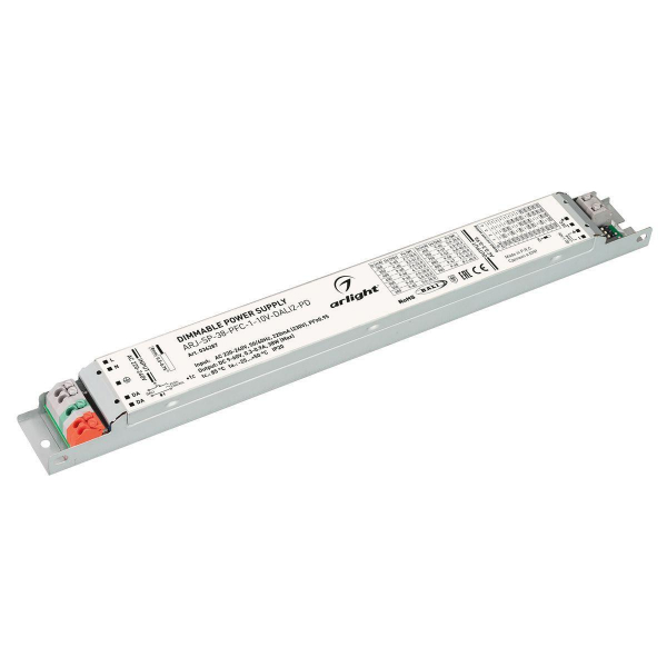 Драйвер Arlight ARJ-SP-38-PFC-1-10V-Dali2-PD 9-60V 38W IP20 0,3-0,9A 036287 Драйвер Arlight ARJ-SP-38-PFC-1-10V-Dali2-PD 9-60V 38W IP20 0,3-0,9A 036287