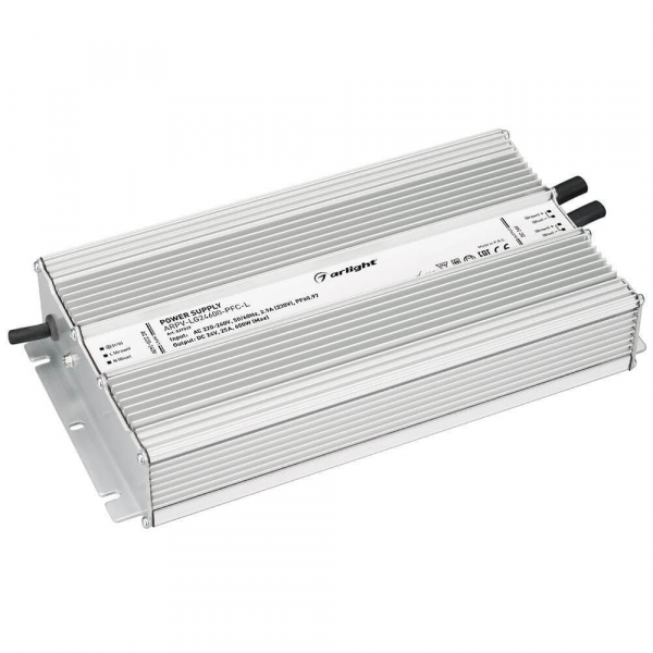 Блок питания Arlight ARPV-LG24600-PFC-L 24V 600W IP67 25A 027037 Блок питания Arlight ARPV-LG24600-PFC-L 24V 600W IP67 25A 027037