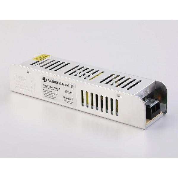 Блок питания Ambrella light Illumination LED Driver 12V 120W IP20 10A GS8652 Блок питания Ambrella light Illumination LED Driver 12V 120W IP20 10A GS8652