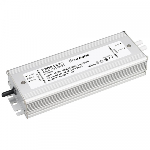 Блок питания Arlight ARPV-12150-B1 12V 150W IP67 12,5A 028787 Блок питания Arlight ARPV-12150-B1 12V 150W IP67 12,5A 028787
