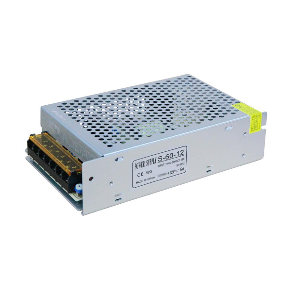 Блок питания Gauss Led Strip PS 12V 60W IP20 8A 202003060 Блок питания Gauss Led Strip PS 12V 60W IP20 8A 202003060