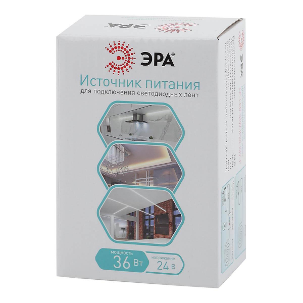 Блок питания ЭРА 24V 36W IP20 1,5A LP-LED-36W-IP20-24V-P Б0044744 Блок питания ЭРА 24V 36W IP20 1,5A LP-LED-36W-IP20-24V-P Б0044744