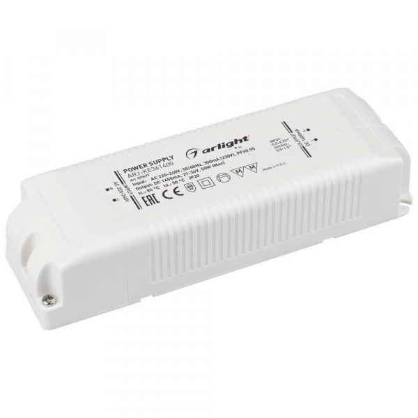 Драйвер Arlight ARJ-KE361400 27-36V 50W IP20 1,4A 020677 Драйвер Arlight ARJ-KE361400 27-36V 50W IP20 1,4A 020677