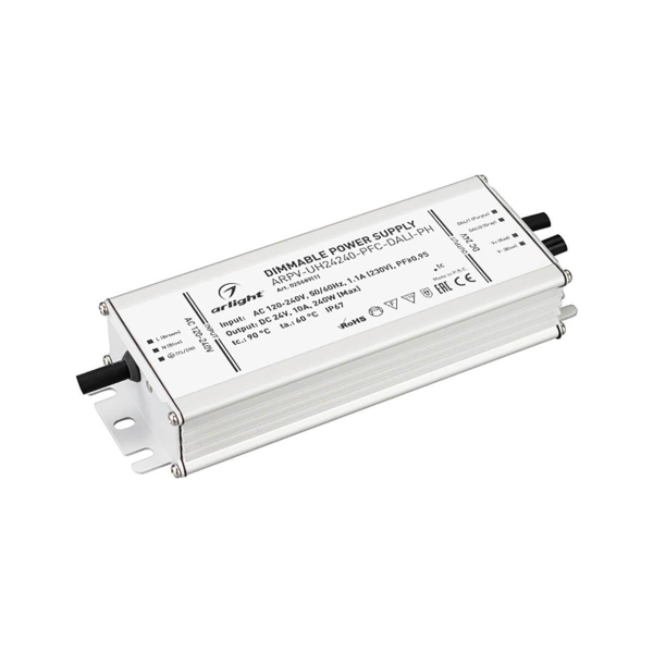 Блок питания Arlight ARPV-UH24240-PFC-DALI-PH 24V 240W IP67 025689(1) Блок питания Arlight ARPV-UH24240-PFC-DALI-PH 24V 240W IP67 025689(1)