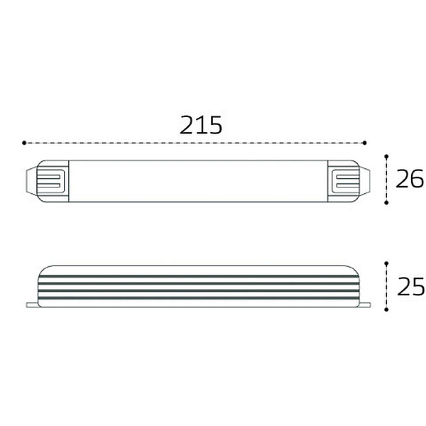 Блок питания для светодиодной ленты Italline M04-516 ITB-24V-100W