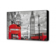 Настенные часы Красная будка Timebox Toplight 37х60х4см TL-C5011