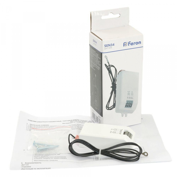 Датчик движения Feron SEN34 48962 Датчик движения Feron SEN34 48962