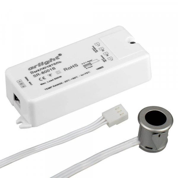 Датчик движения инфракрасный Arlight SR-8001B Silver 020208 Датчик движения инфракрасный Arlight SR-8001B Silver 020208